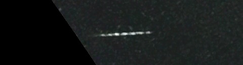 Unprocessed fireball image