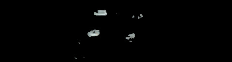 Processed fireball image