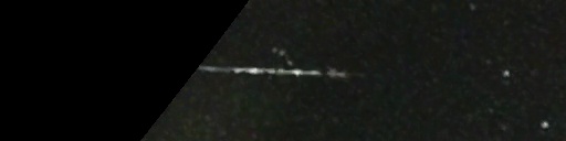 Unprocessed fireball image