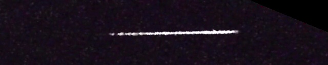 Unprocessed fireball image