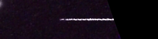 Unprocessed fireball image