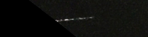 Unprocessed fireball image