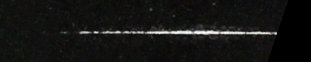 Unprocessed fireball image