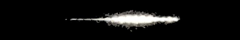 Processed fireball image
