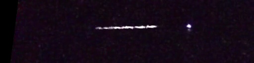 Unprocessed fireball image