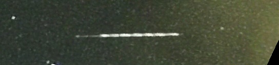 Unprocessed fireball image