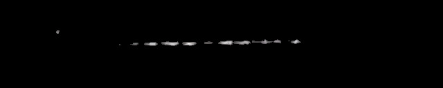 Processed fireball image