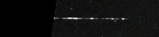 Unprocessed fireball image