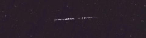 Unprocessed fireball image