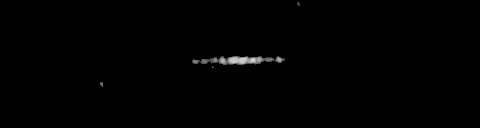 Processed fireball image