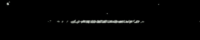 Processed fireball image