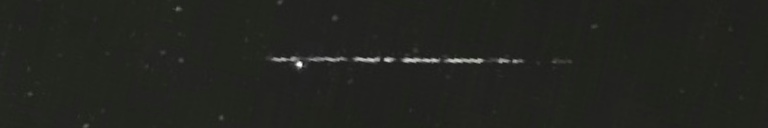 Unprocessed fireball image