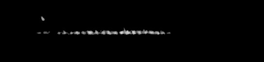 Processed fireball image