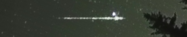 Unprocessed fireball image