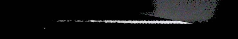 Processed fireball image