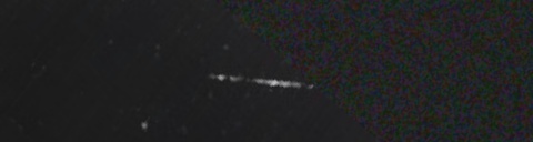 Unprocessed fireball image