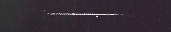 Unprocessed fireball image