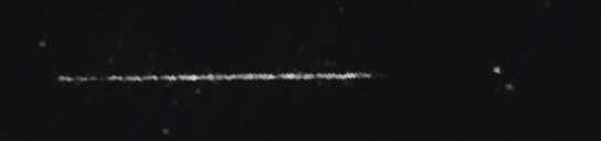 Unprocessed fireball image