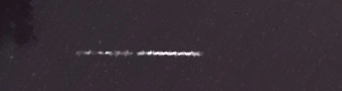 Unprocessed fireball image