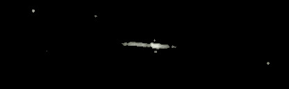 Processed fireball image