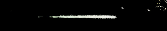 Processed fireball image