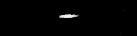 Processed fireball image