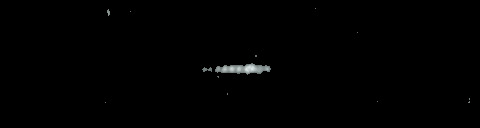 Processed fireball image