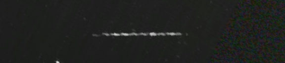 Unprocessed fireball image