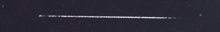 Unprocessed fireball image