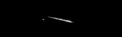 Processed fireball image