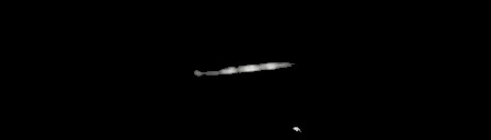 Processed fireball image