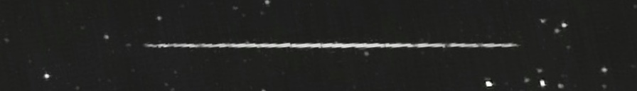 Unprocessed fireball image