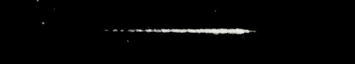 Processed fireball image