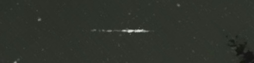 Unprocessed fireball image