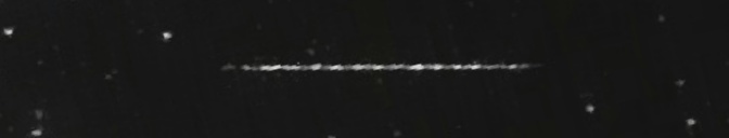 Unprocessed fireball image