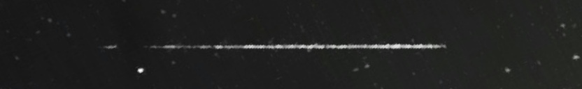 Unprocessed fireball image