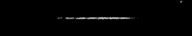 Processed fireball image