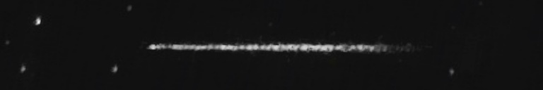 Unprocessed fireball image