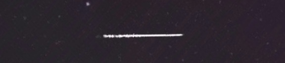 Unprocessed fireball image