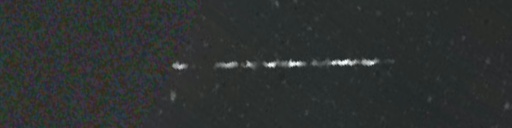 Unprocessed fireball image