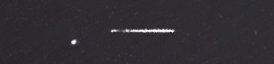 Unprocessed fireball image