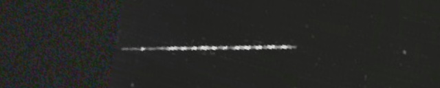 Unprocessed fireball image