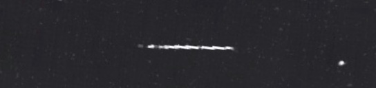 Unprocessed fireball image