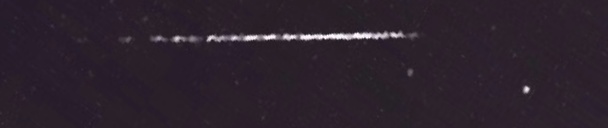 Unprocessed fireball image