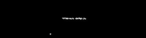 Processed fireball image