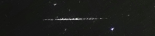 Unprocessed fireball image