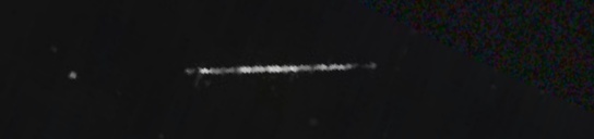 Unprocessed fireball image