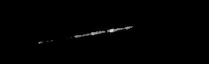 Processed fireball image