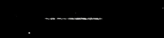 Processed fireball image