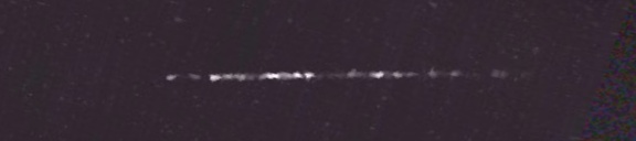 Unprocessed fireball image